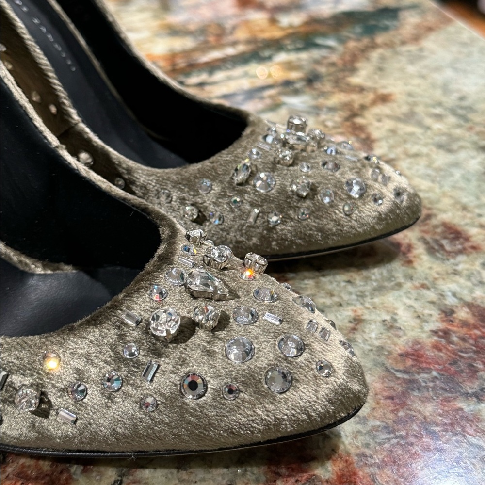 Giuseppe ZANOTTI Jewelled Stiletto Pumps NIB! 8.5 $825 VIDEO! Verdiana Bisonte - Picture 4 of 16